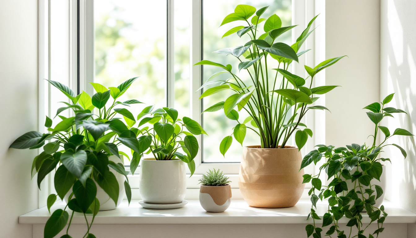 Transforme seu espaço com um toque de natureza! Este cantinho verde, com ervas e plantas dispostas em diferentes vasos, traz frescor e aconchego. Posicione as ervas raras perto de janelas para aproveitar a luz natural e crie um ambiente harmonioso com vasos variados e boas práticas de cuidado. Um detalhe simples para transformar seu espaço com belezas raras.